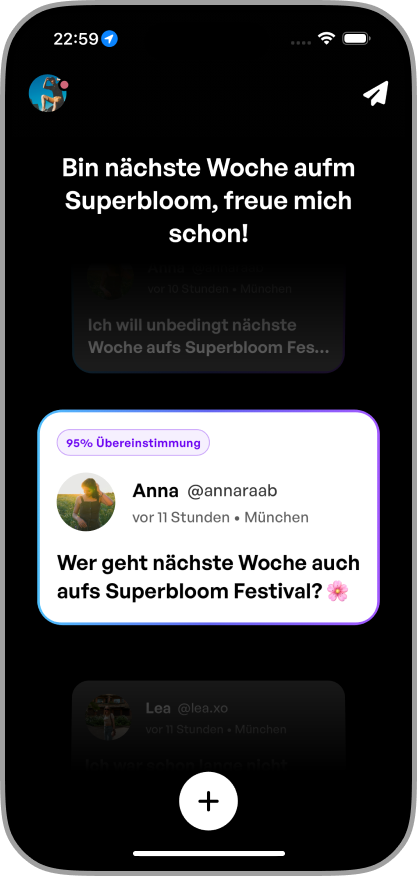 Ein geteilter Gedanke in Offspace